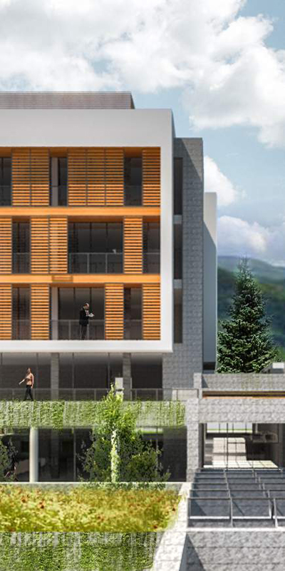 Arhitektonski projekat hotela u  Toljati, Rusija, 