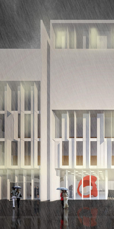 Novi objekat Srpske Akademije Nauka i Umetnosti, idejno rešenje