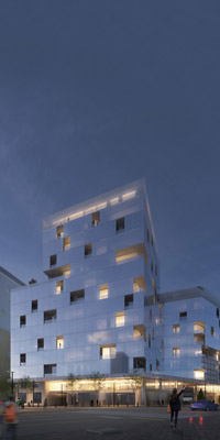 Projekat Slavija Manjež arhitektonski konkurs, Stambeni objekat